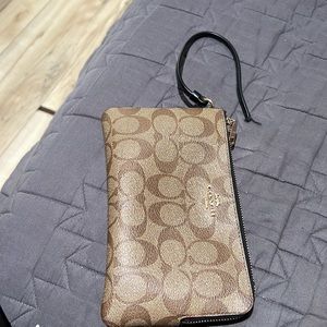 Used Coach wristlet/wallet
